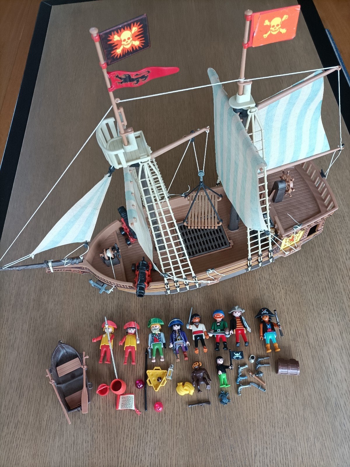playmobil vintage piratenschip nr 3550, Ophalen of Verzenden, Gebruikt