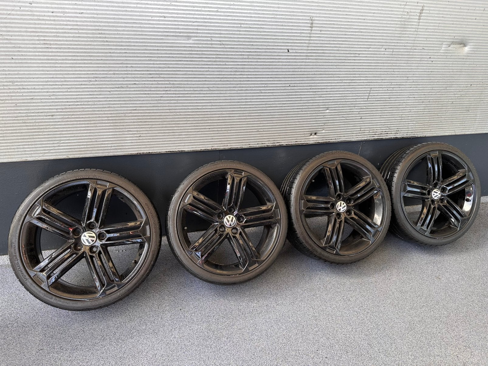 Volkswagen Golf Talladega velgen 19" Origineel Golf 6R GTI, Auto-onderdelen, Gebruikt, Banden en Velgen, 235 mm, Personenwagen