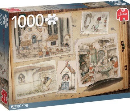 Jumbo Anton Pieck - Efteling - 1000 stukjes  (AANBIEDING), Ophalen of Verzenden, 500 t/m 1500 stukjes, Nieuw, Legpuzzel