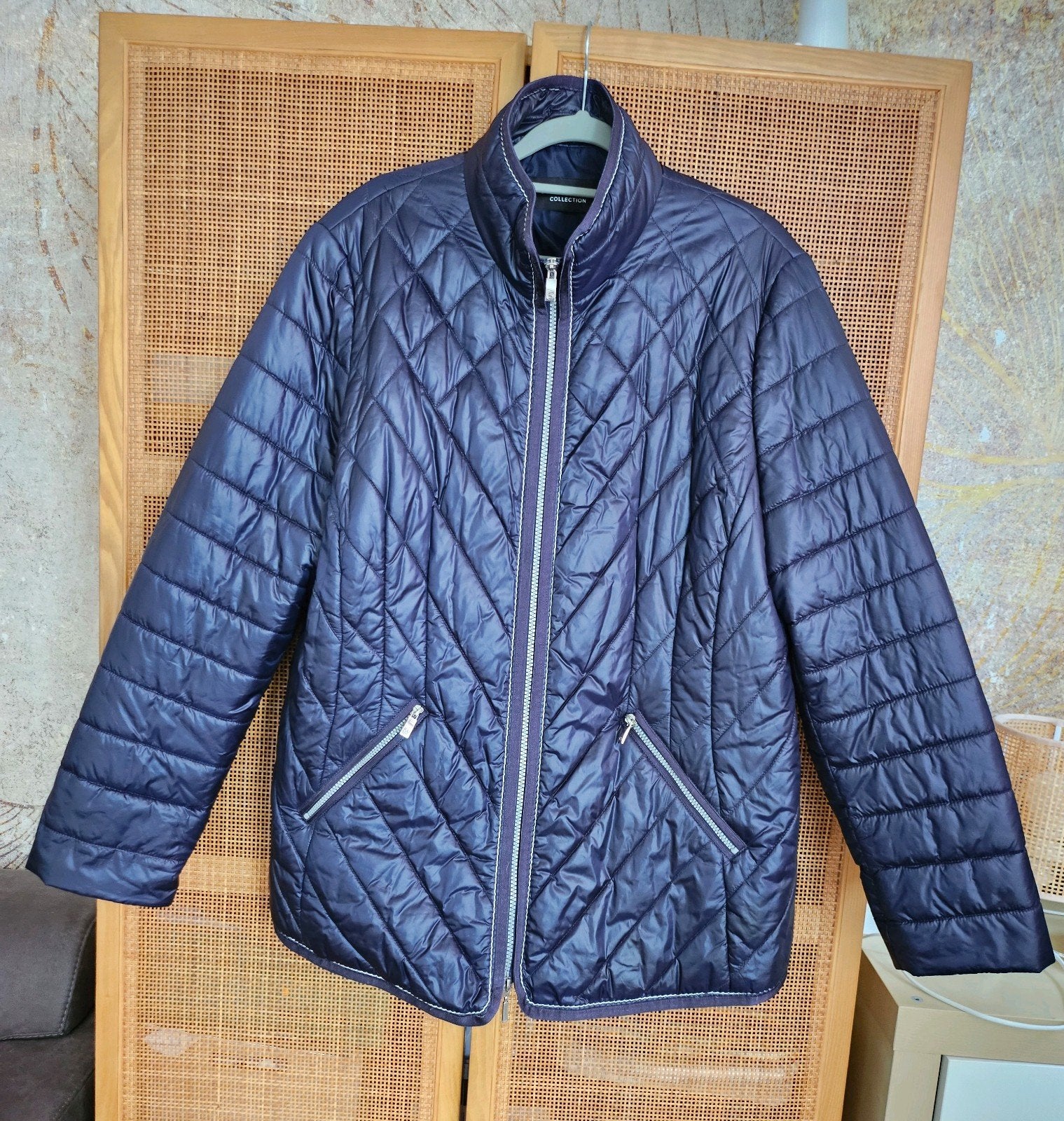Gerry Weber Collection gewatteerde damesjas blauw maat 46, Blauw, Maat 46/48 (XL) of groter, Ophalen of Verzenden, Gerry Weber Collection