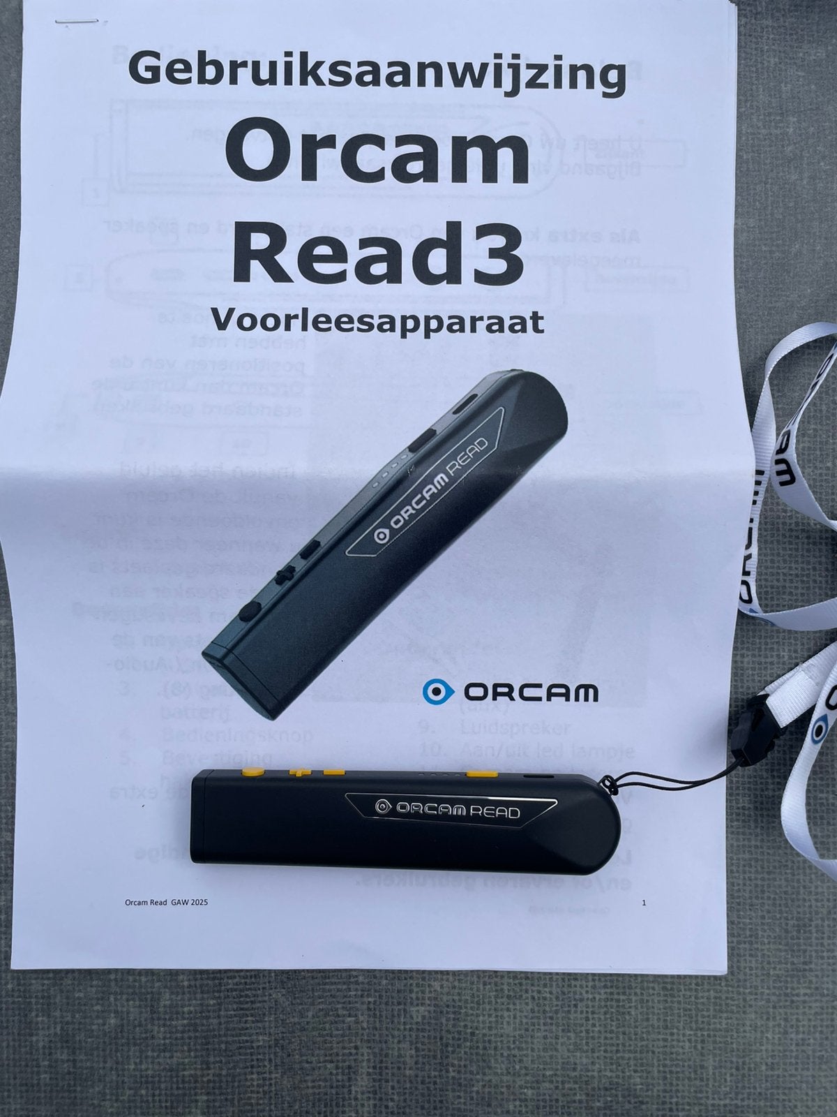 Voorleesapparaat Orcam Read 3, Diversen, Verpleegmiddelen, Nieuw, Ophalen of Verzenden