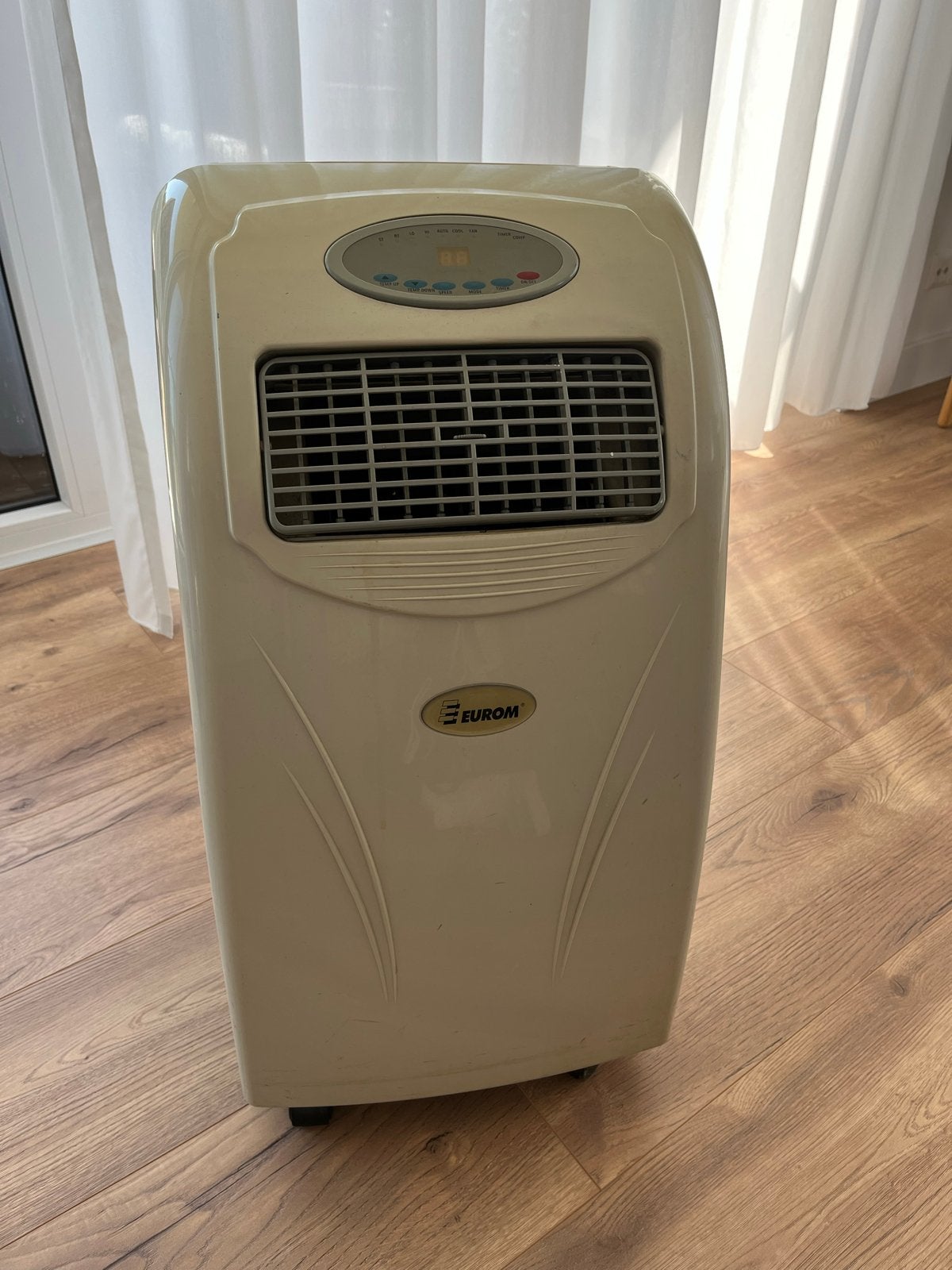 Eurom Mobiele Airco, Ophalen, Gebruikt, Timer, Minder dan 60 m³