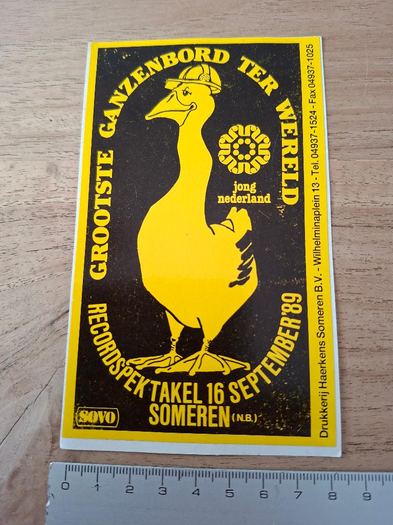Sticker Someren, Ophalen of Verzenden, Zo goed als nieuw, Overige typen