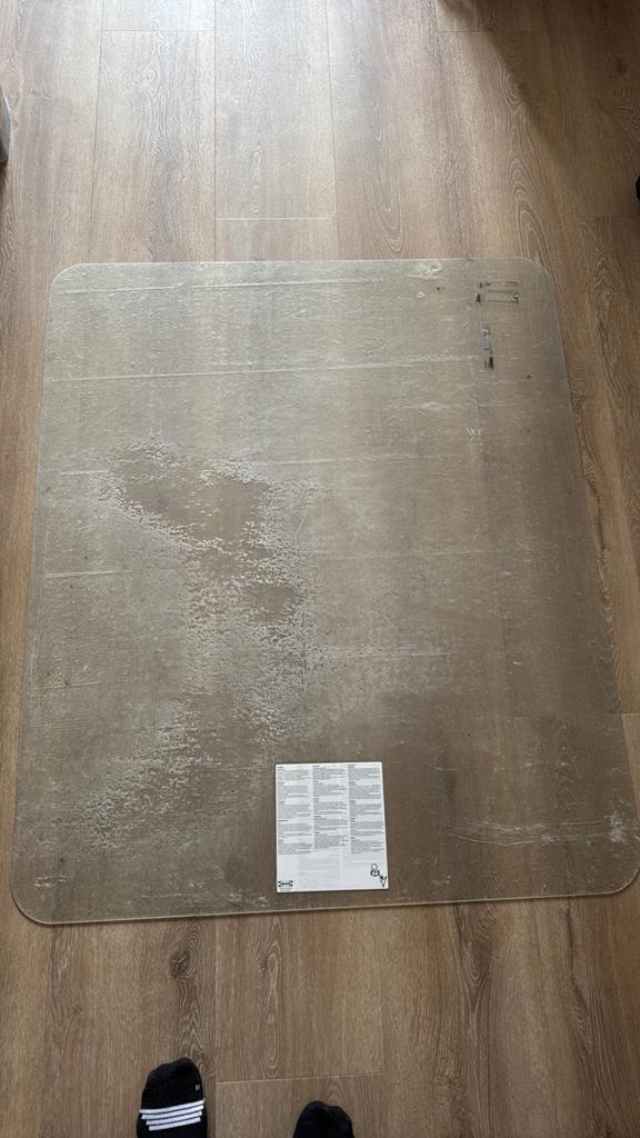 Ikea Kolon Vloerbeschermer 120x100 cm, Ophalen, Gebruikt, Rechthoekig, Overige kleuren