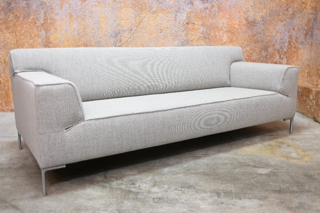 IZG Staat beigekleurige stoffen Design on Stock Bloq bank, Design on Stock, 75 tot 100 cm, Ophalen of Verzenden, Rechte bank