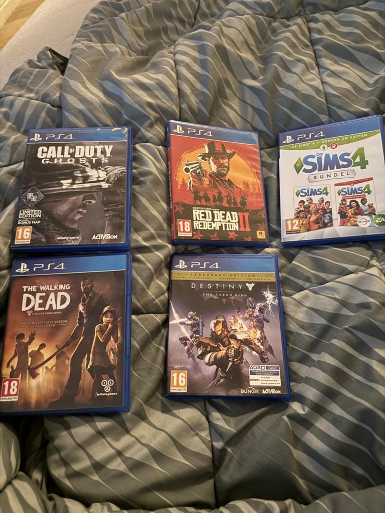 Diverse PlayStation 4 games - Zo goed als nieuw, Vanaf 18 jaar, Overige genres, 1 speler, Ophalen of Verzenden