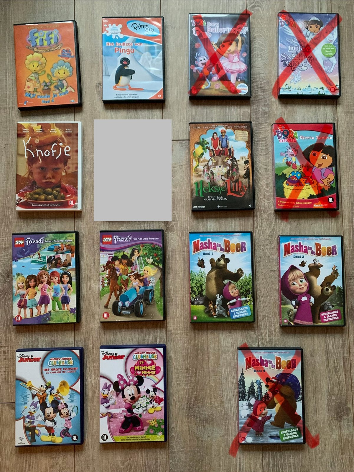 Grote collectie kinderfilms (15) en series op DVD, Cd's en Dvd's, Dvd's | Kinderen en Jeugd, Gebruikt, Animatie, Verzamelbox, Alle leeftijden