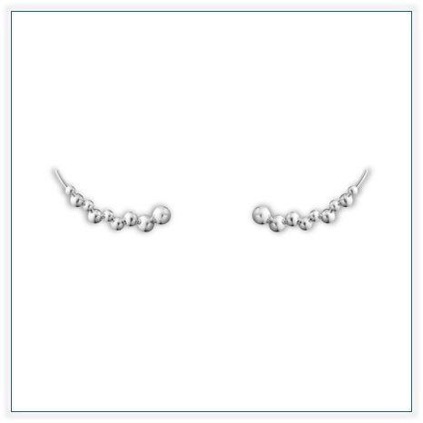 MOONLIGHT GRAPES Ear cuffs Georg Jensen new, Met kristal, Nieuw, Ophalen of Verzenden, Knopjes of Stekers