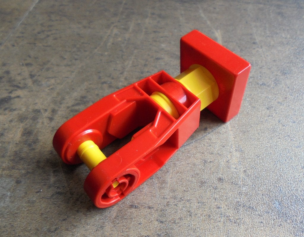 Lego Duplo Toolo Arm Turning with Screw End (zie foto's), Ophalen of Verzenden, Gebruikt, Losse stenen, Duplo