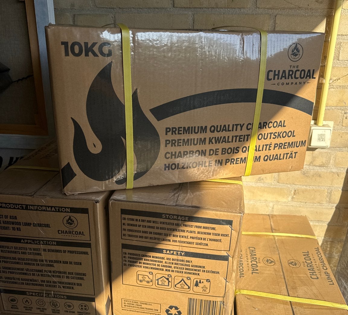 Premium Kwaliteit Houtskool 10KG - The Charcoal Company, Ophalen, Nieuw