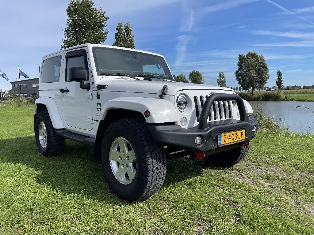 Jeep Wrangler 3.6 V6  Sahara  2-deurs  Automaat  132.000 km, Auto's, Automaat, Stof, Zwart, 4 stoelen
