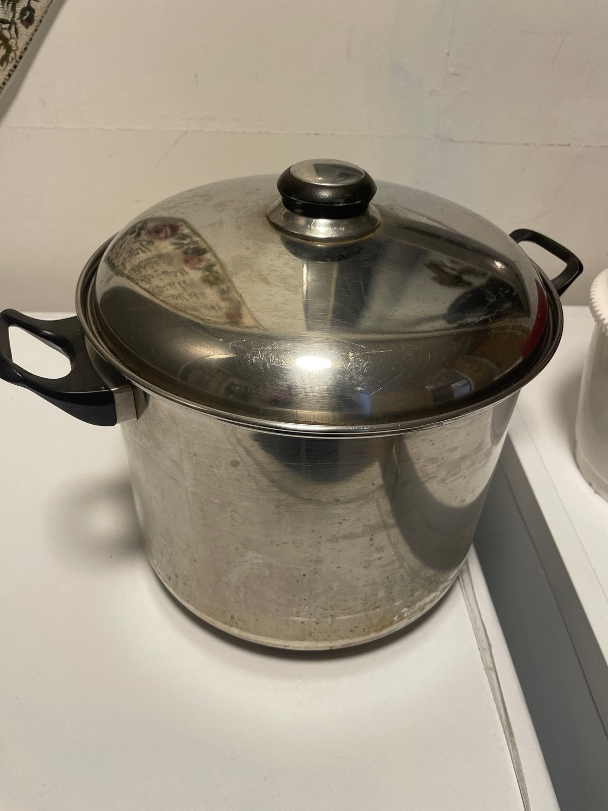 Roestvrijstalen kookpan met deksel, Ophalen, Gebruikt, Met deksel, Rvs