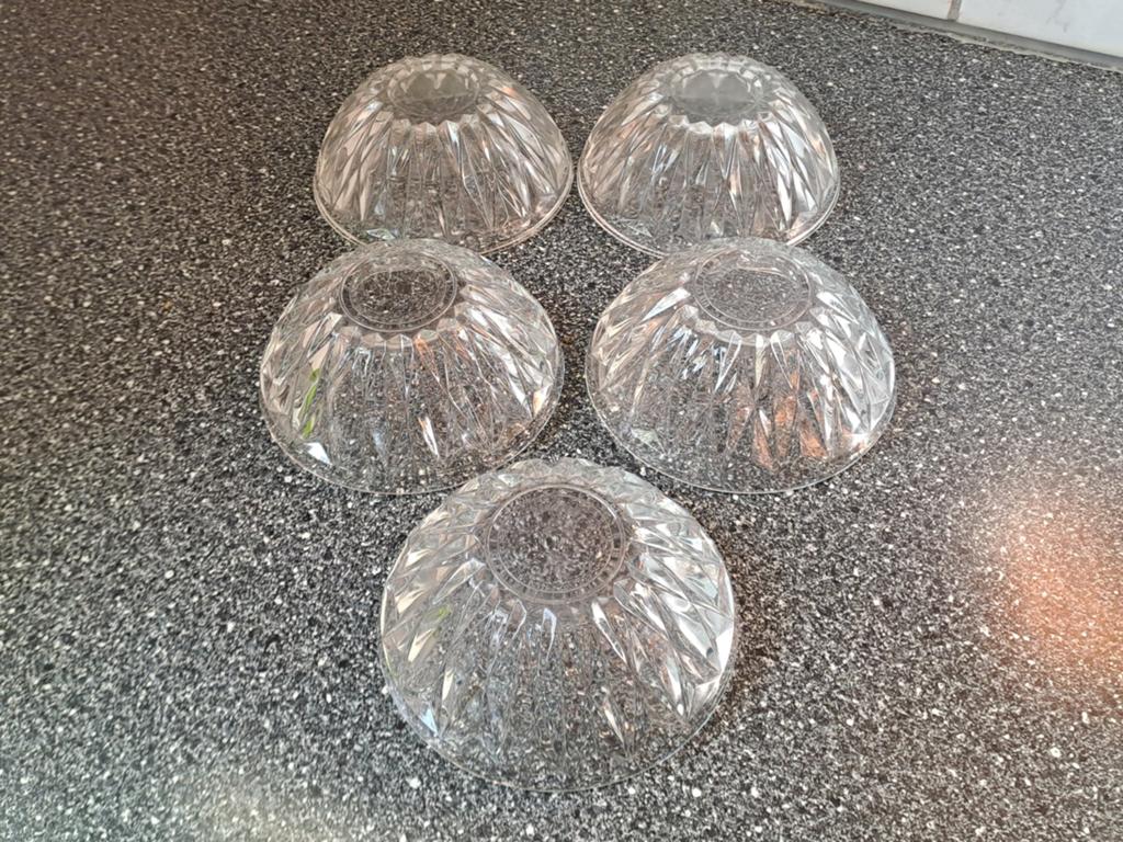 5 puddingschaaltjes France., Ophalen of Verzenden, Kom(men), N.v.t, N.v.t