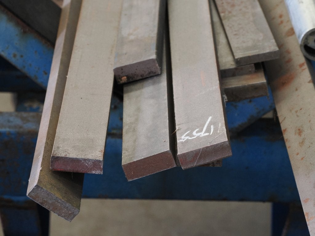Zware stalen strippen (wgw) 20x50 mm, gestraald, Doe-het-zelf en Verbouw, Metalen, Ophalen, Nieuw, IJzer