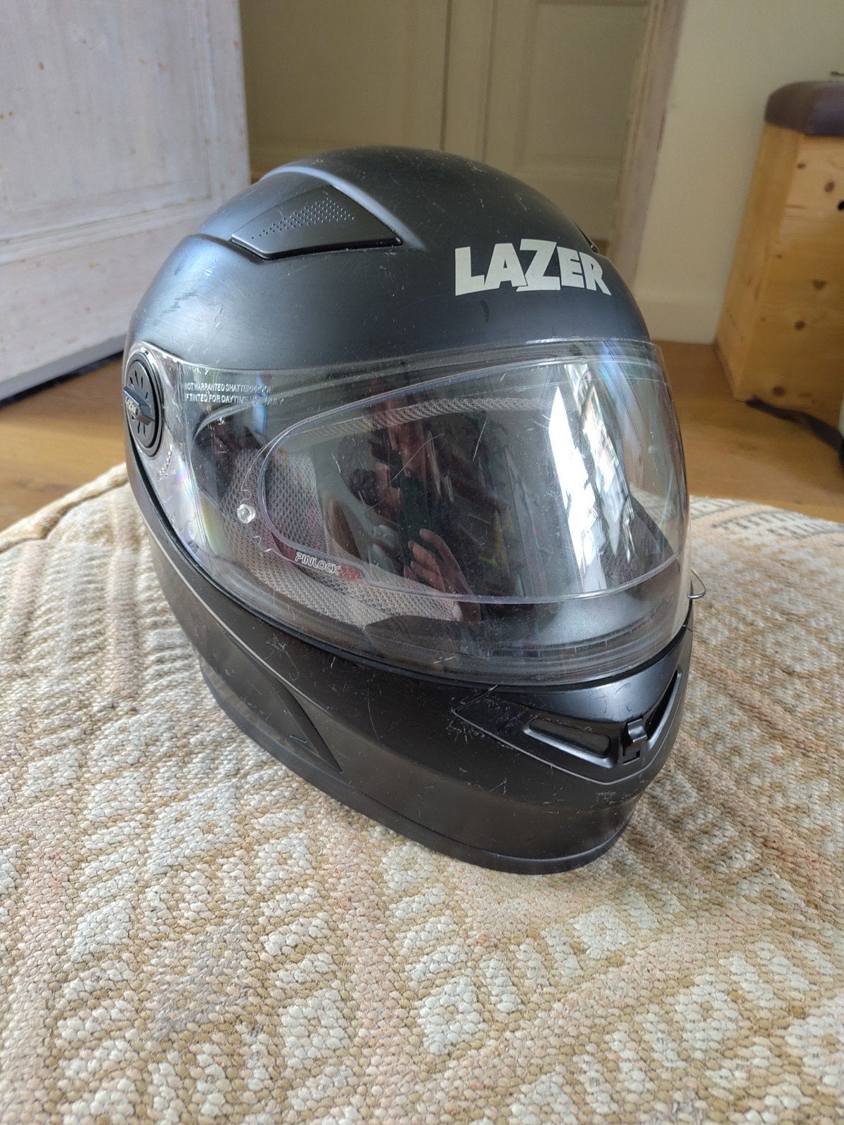 Lazer motorhelm XS 53-54 met anti-fog scherm, Ophalen of Verzenden