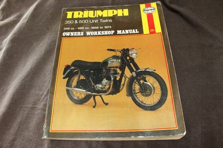 Triumph 350cc 500cc unit twins 1958-1973 workshop manual, Ophalen of Verzenden, Triumph