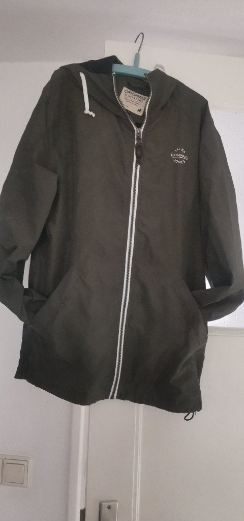 Regenjack Jack & Jones, Maat 48/50 (M), Ophalen of Verzenden, Gedragen, Groen