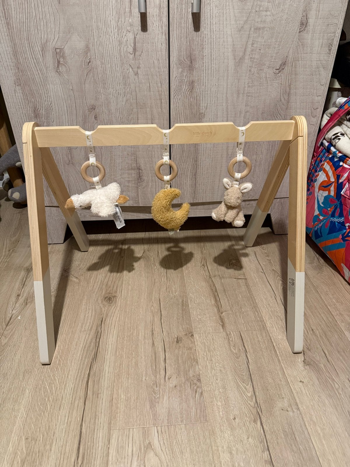 Little Dutch Babygym Houten Speelboog met Speeltjes, Kinderen en Baby's, Speelgoed | Babyspeelgoed, Ophalen of Verzenden, Zo goed als nieuw