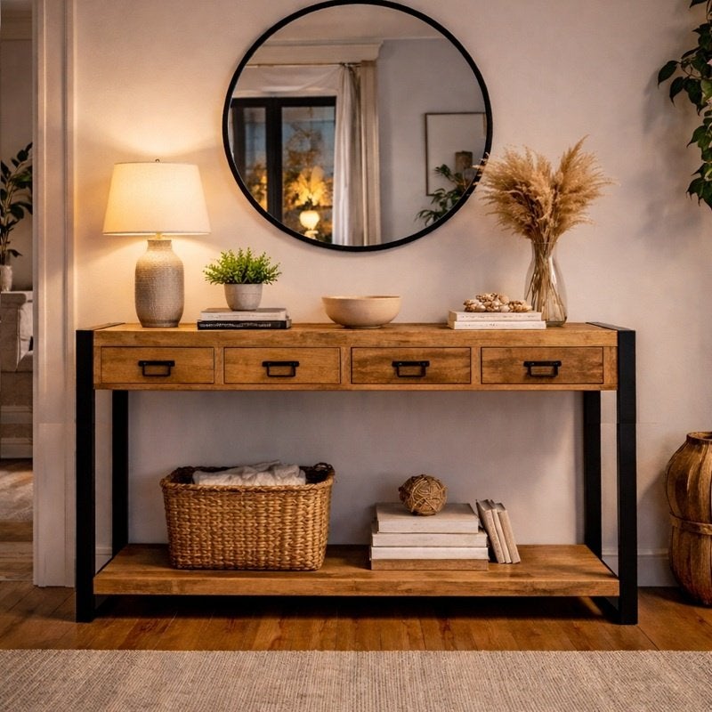 Ladekast Mangohout Dressoir TV Meubel Mangohouten SHOWROOM, Overige houtsoorten, Met plank(en), Info@dehanzeherten.nl, De Hanze Herten BV