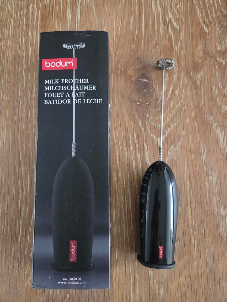 Bodum Melkopschuimer op batterijen - Perfect schuim!, Ophalen of Verzenden, Zo goed als nieuw, Handmatige melkopschuimer