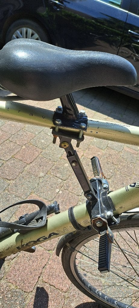 Zadel op stang, Ophalen of Verzenden, Gebruikt