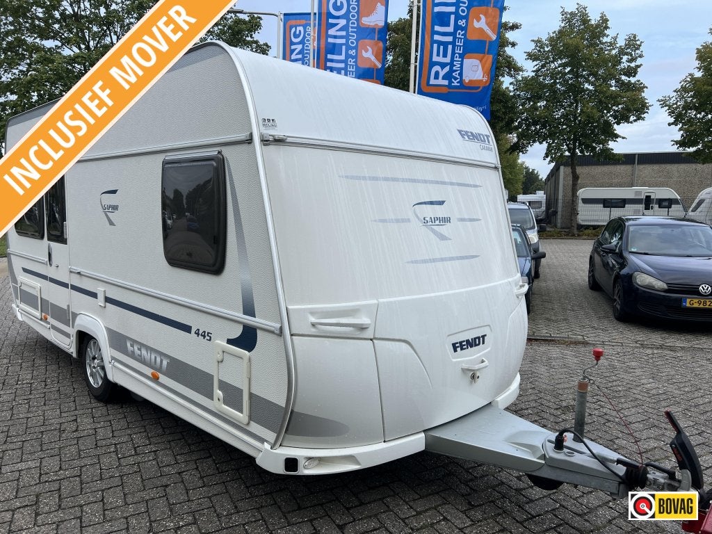 Fendt Saphir 445 TFB Mover Fietsendrager, Caravans en Kamperen, Rondzit, Bedrijf, Schokbreker, Overige typen