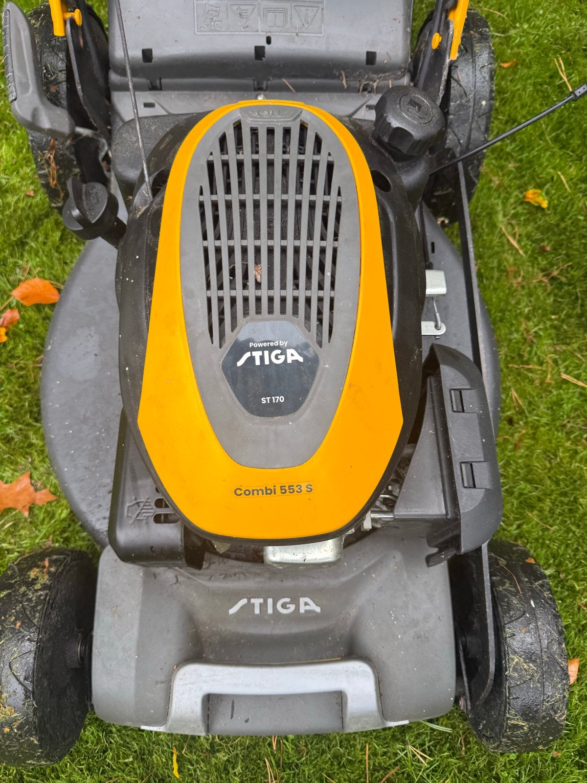 STIGA Combi 553 S Benzine Grasmaaier - 51 cm Maaibreedte, Ophalen of Verzenden, 50 cm of meer, Benzine-grasmaaier, Mulchfunctie