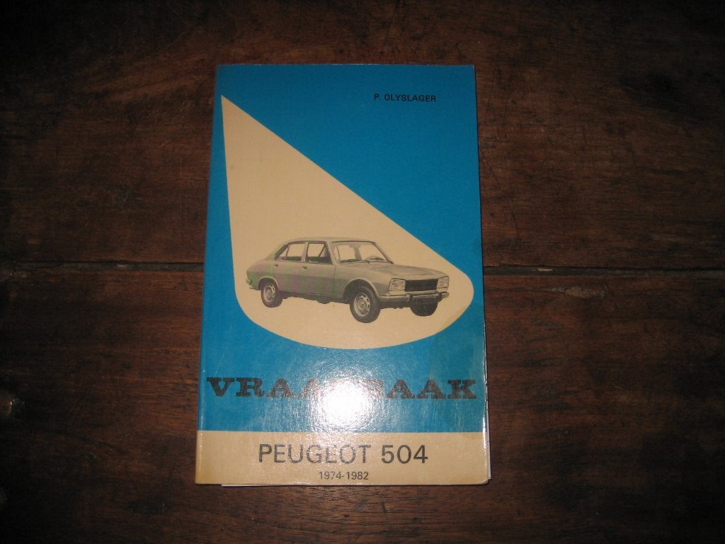 Vraagbaak Peugeot 504, Ophalen of Verzenden