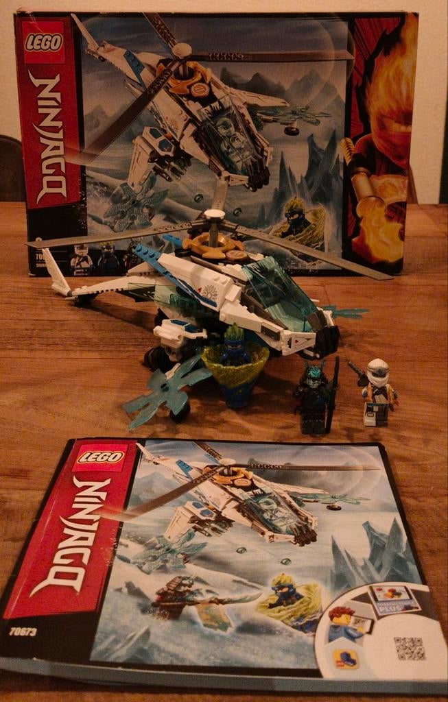 70673 - LEGO Ninjago Shuricopter, Ophalen of Verzenden, Zo goed als nieuw, Complete set, Lego
