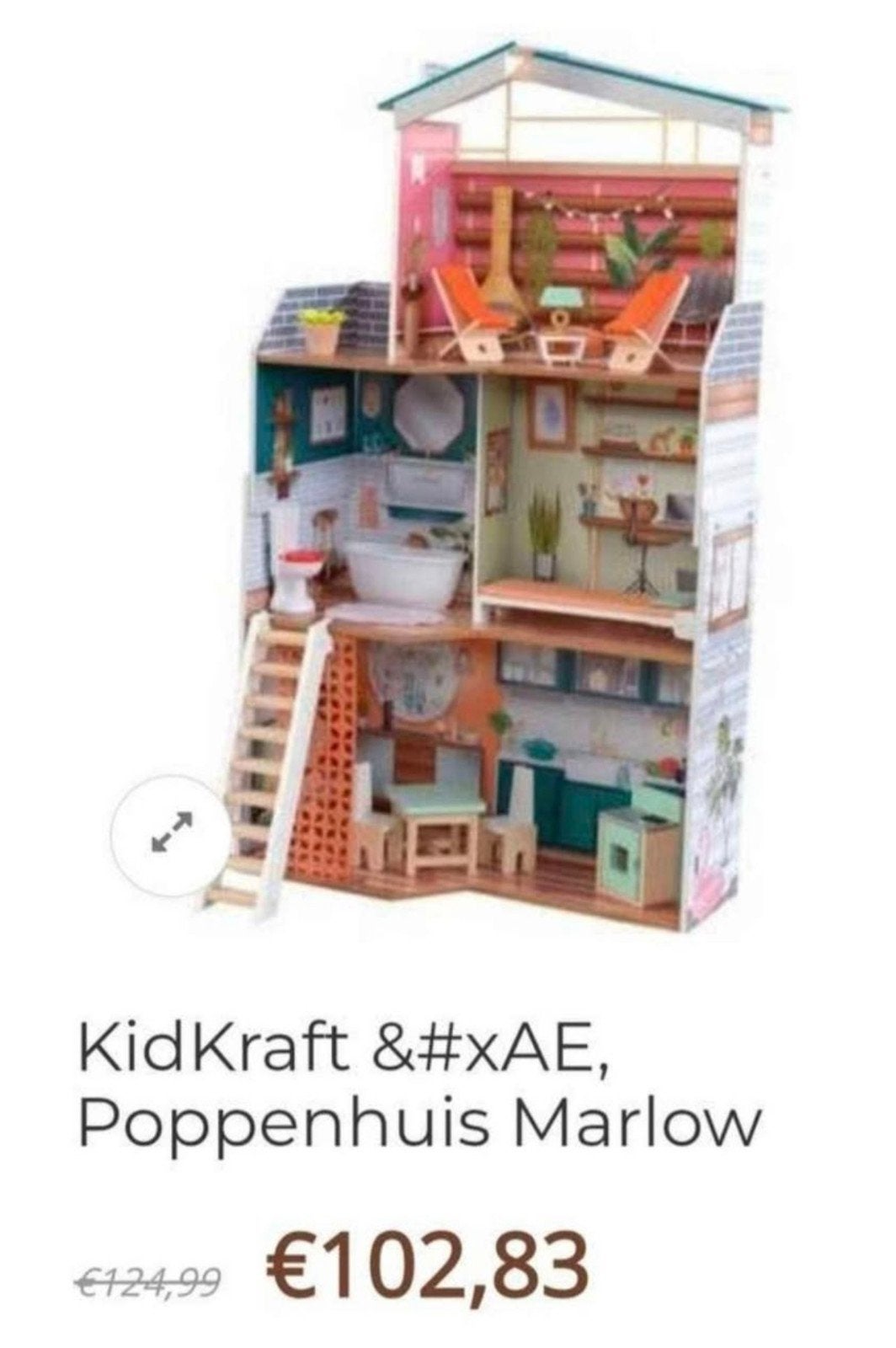 KidKraft Poppenhuis Marlow - Zo goed als nieuw, Ophalen, Zo goed als nieuw, Overige typen