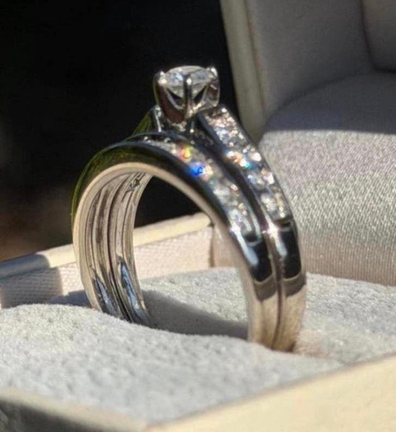 Witgouden ring met 20 natuurlijke diamanten en certificaat!, Sieraden, Tassen en Uiterlijk, Ringen, Nieuw, Ophalen of Verzenden