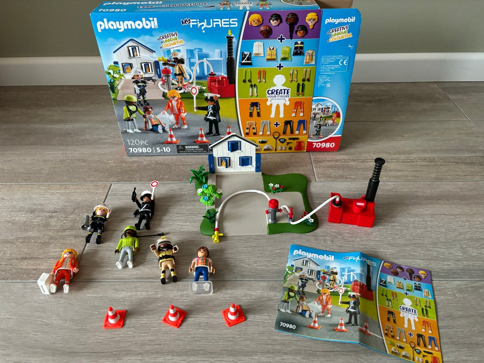 Playmobil My Figures: Creatieve Stad (70980), Gebouw, Complete set, Ophalen of Verzenden, Zo goed als nieuw
