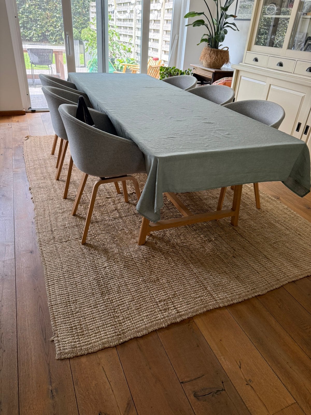 Ikea jute kleed Lohals 200x300, Ophalen, Gebruikt, Beige, 200 cm of meer