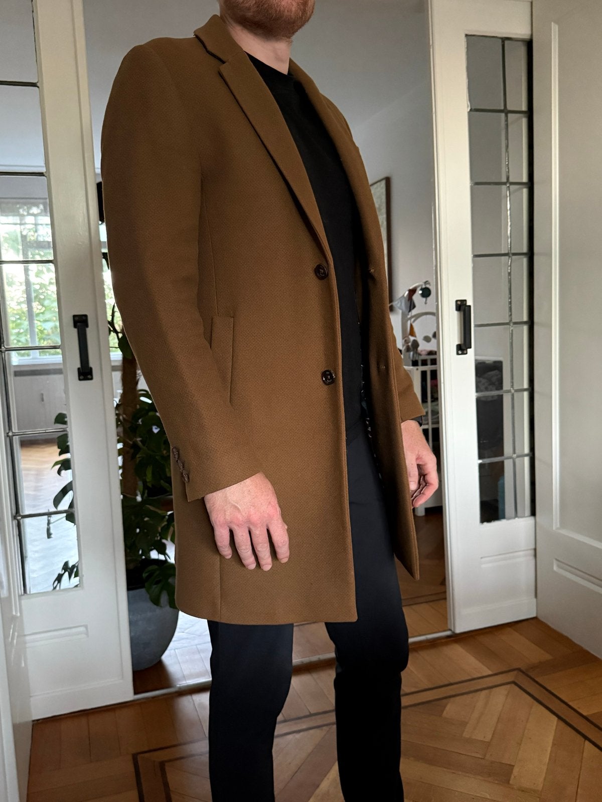 Ted Baker London Heren Jas - Maat M, Ophalen of Verzenden, Zo goed als nieuw, Maat 48/50 (M), Bruin