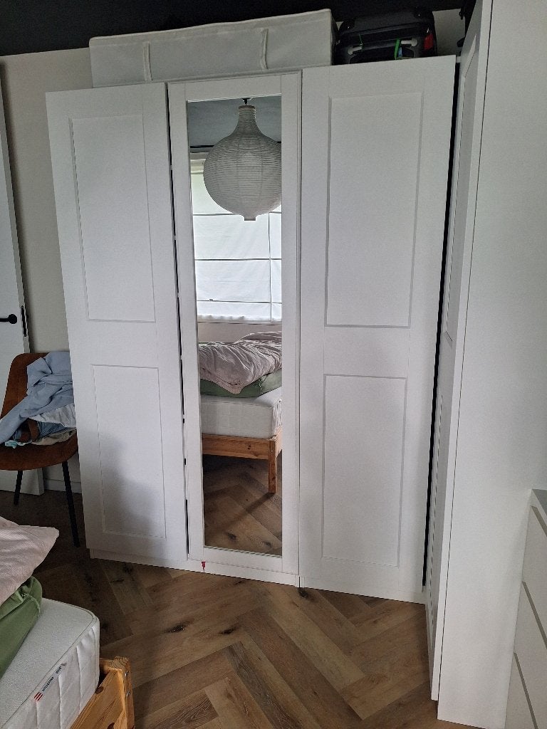2x paxkast incl hoek, 100 tot 150 cm, 200 cm of meer, Zo goed als nieuw, 50 tot 75 cm
