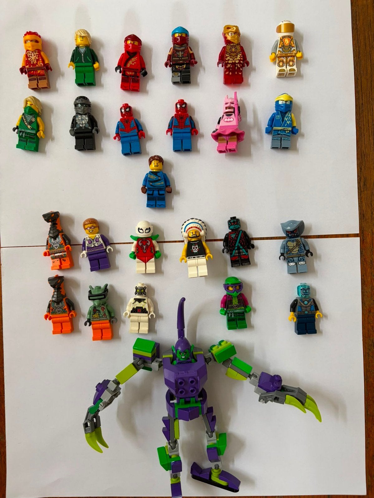 Grote collectie Lego minifiguren en robot, Ophalen of Verzenden, Gebruikt, Overige merken