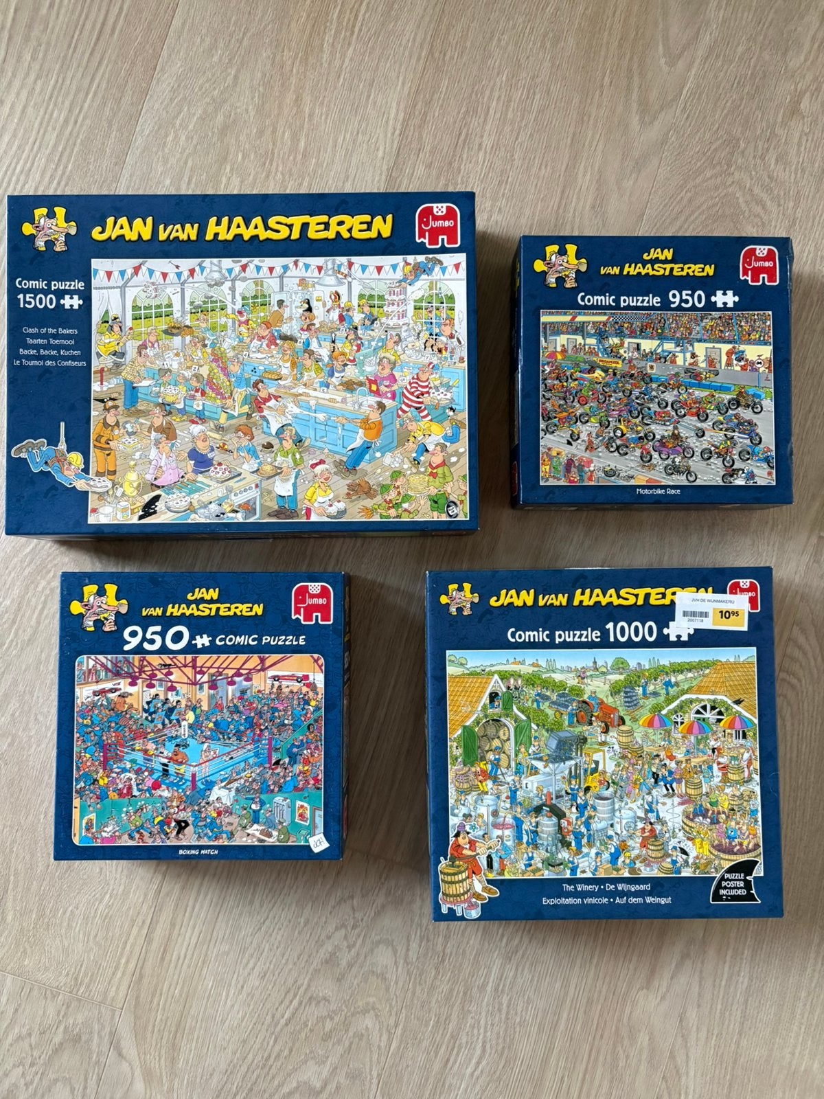4 puzzels Jan van Haasteren