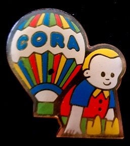 Cora ballon pin- met kindje, Verzenden, Nieuw, Figuurtje, Speldje of Pin