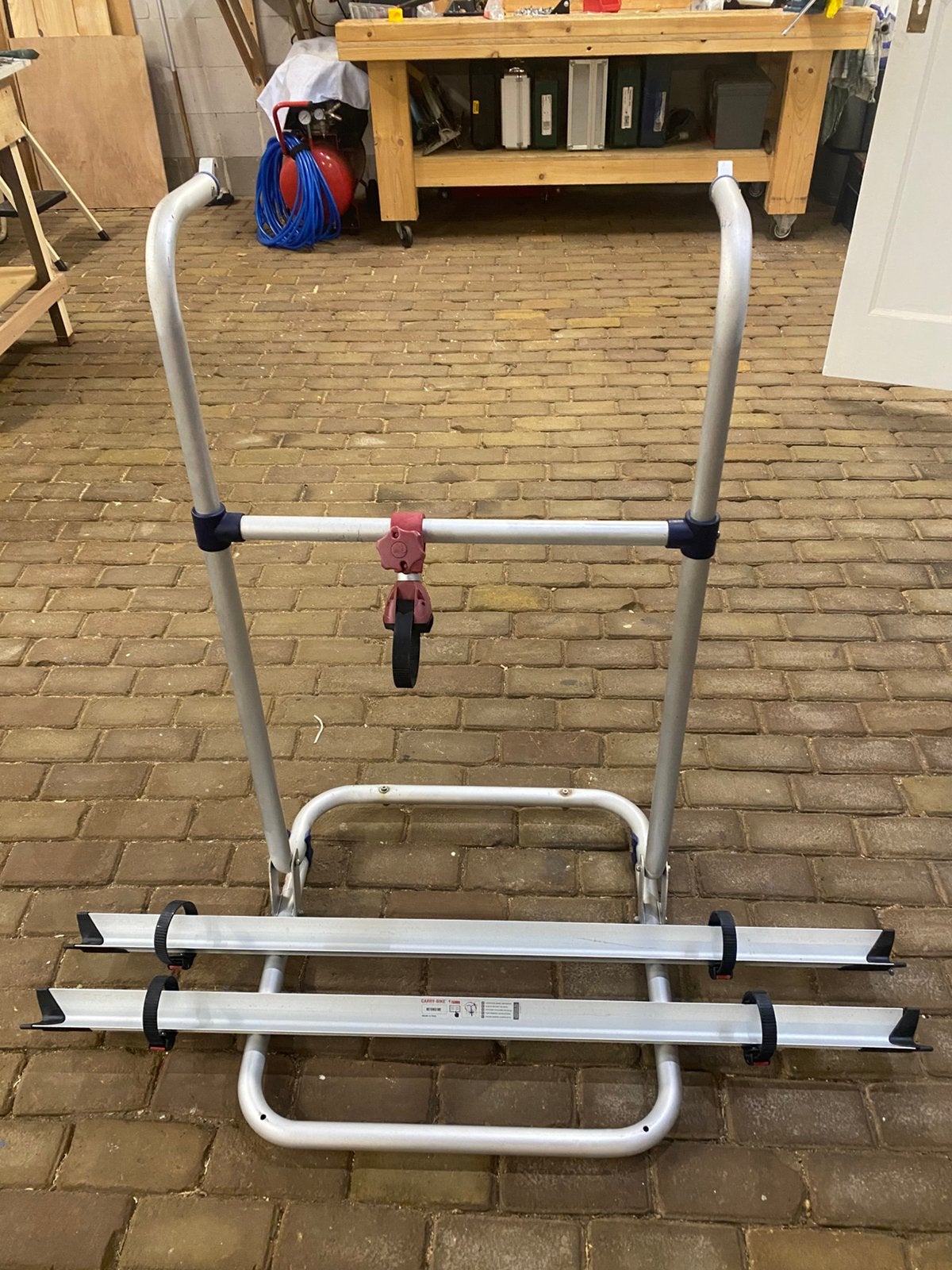 Fietsendrager voor achter op de caravan,camper., Ophalen, Gebruikt, Fietsendrager-accessoire, 2 fietsen