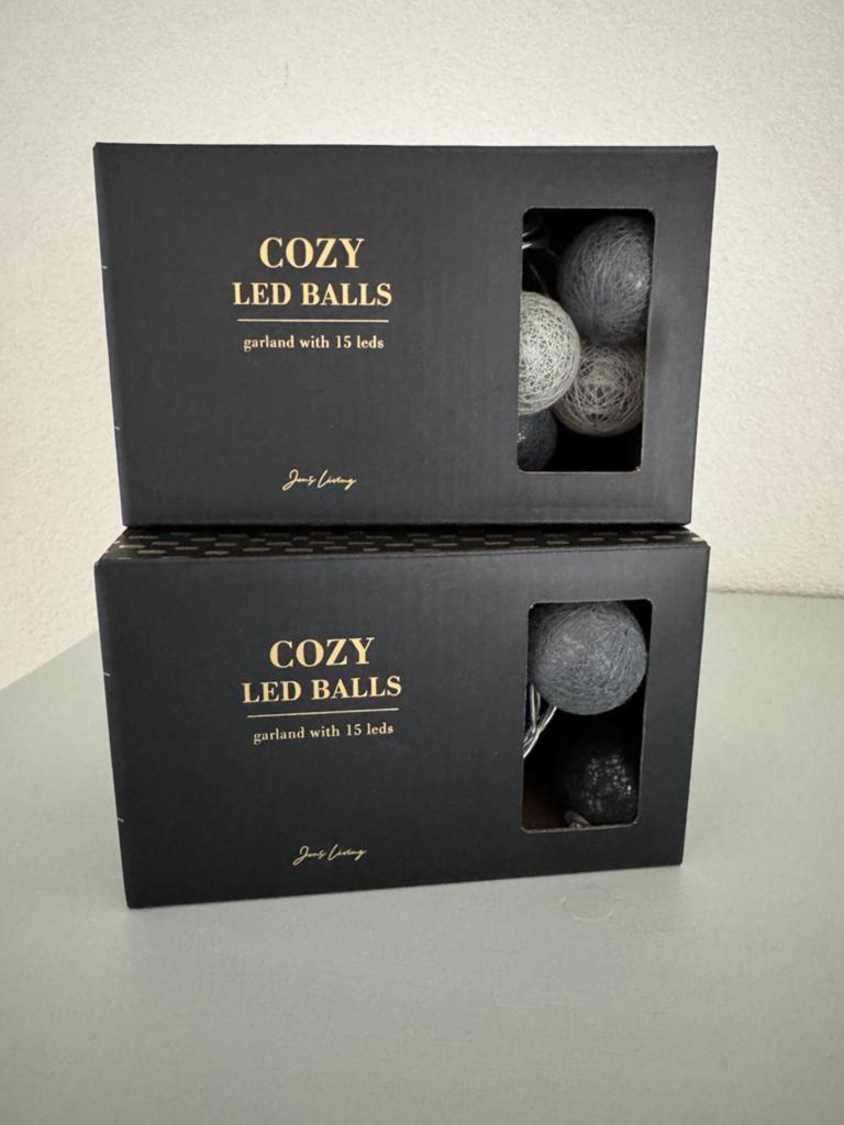 Cozy LED Balls - Sfeervolle Lichtslinger met 15 LED lampjes, Ophalen of Verzenden, Nieuw