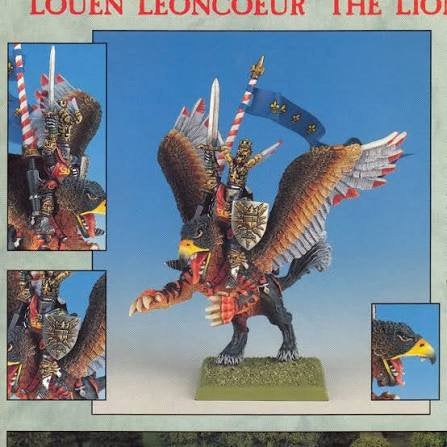 Warhammer Bretonnia King Louen Leoncouer, Hobby en Vrije tijd, Wargaming, Ophalen of Verzenden, Zo goed als nieuw, Warhammer