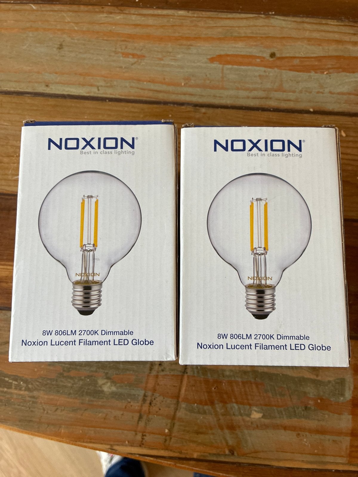 Noxion Lucent Filament LED Globe E27 Dimbare Lamp, Ophalen, Led-lamp, 60 watt of meer, Dimbaar