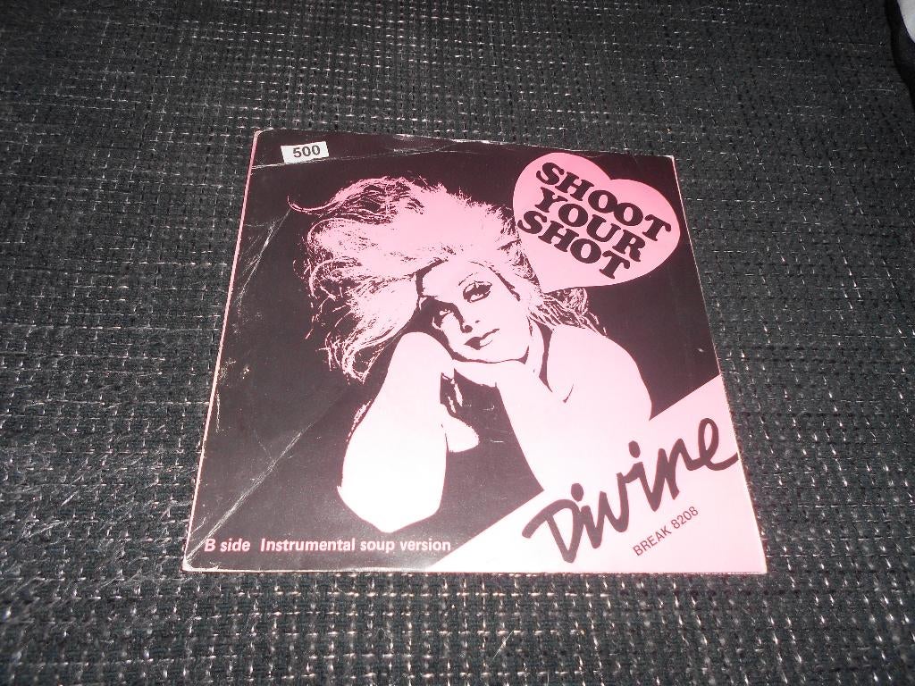 shootb your shot - divine, Cd's en Dvd's, Vinyl Singles, Fotohoes, Ophalen of Verzenden, Gebruikt, Pop