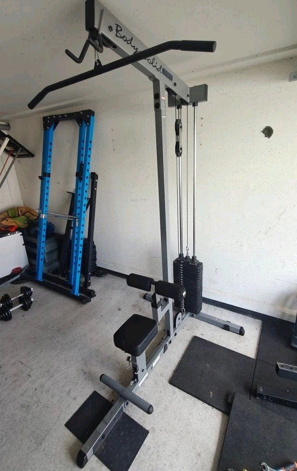 Lat pulley met 90 kg gewichtstapel Body Solid, Ophalen, Benen, ., Overige typen