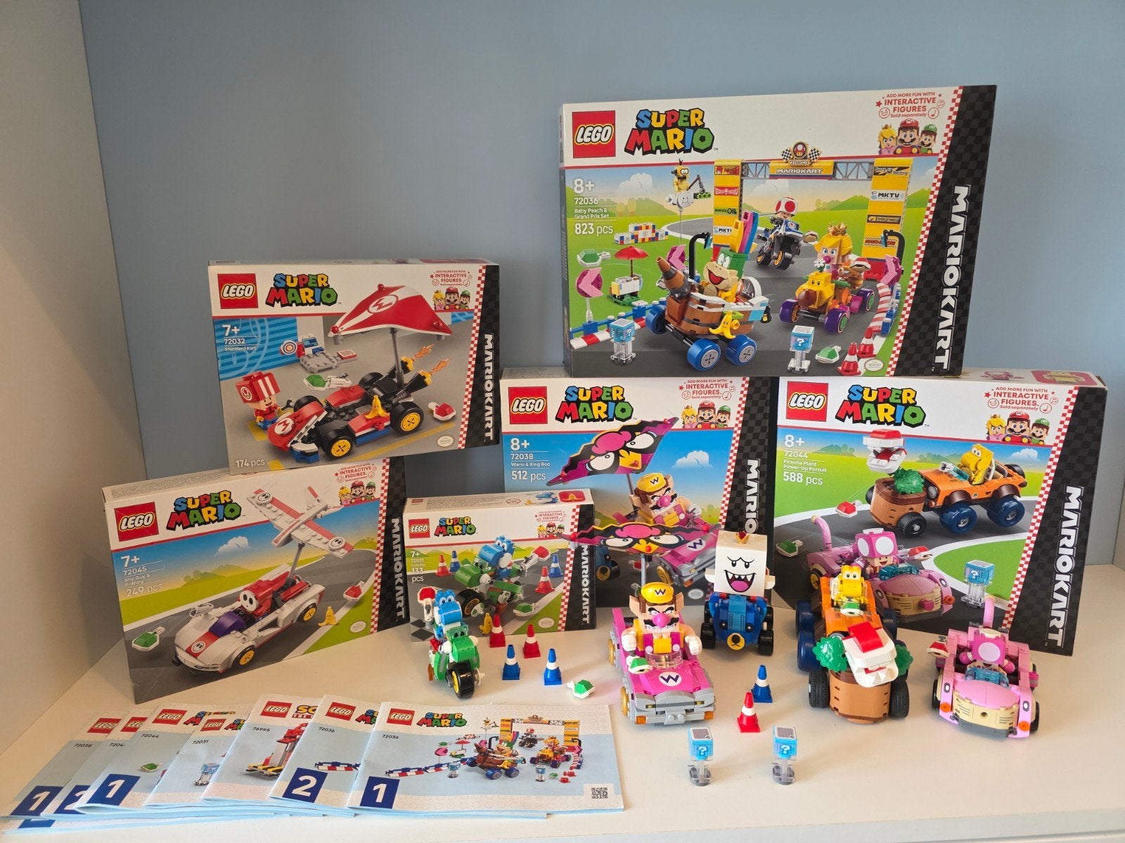 LEGO Super Mario Kart collectie - Nieuwstaat, Ophalen of Verzenden, Zo goed als nieuw, Overige merken