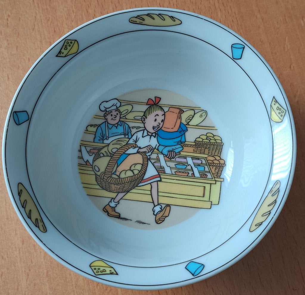 SCHAALTJE SUSKE EN WISKE - Eschenbach porzellan, Verzamelen, Ophalen of Verzenden, Suske en Wiske, Zo goed als nieuw, Gebruiksvoorwerp