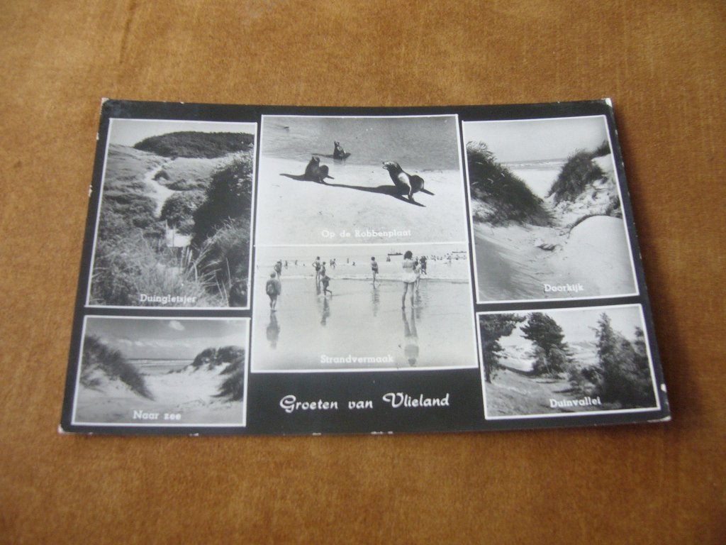 VLIELAND  =  6 LUIK, Verzamelen, Ophalen of Verzenden, 1940 tot 1960, Gelopen, Waddeneilanden