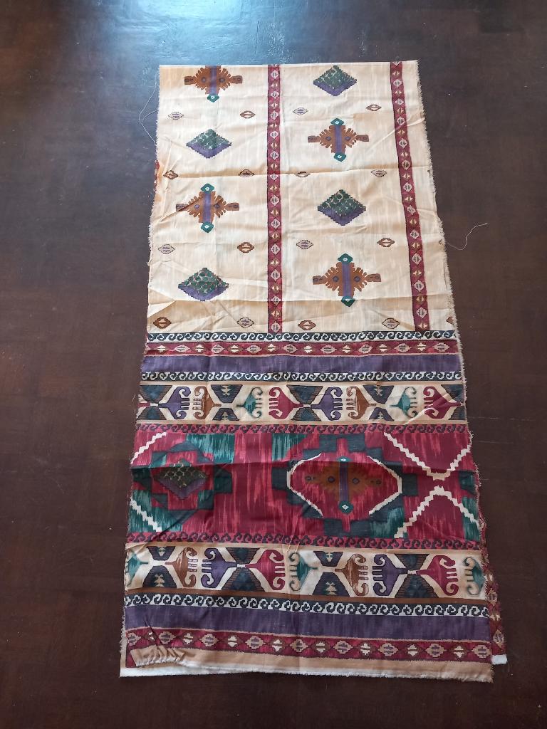 vintage stof, afrikaans, mexicaans, etnisch motief 65 x 275, Overige materialen, Overige kleuren, 120 cm of meer, Nieuw