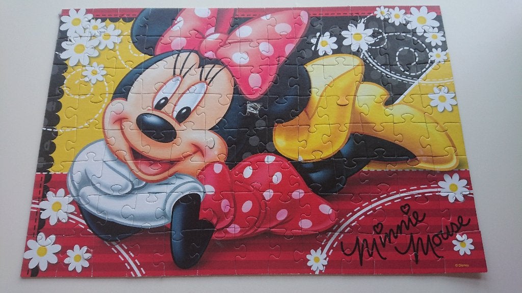 Trefl Disney Minnie Mouse puzzel (100 stuks), Ophalen, Meer dan 50 stukjes, Zo goed als nieuw, 4 tot 6 jaar
