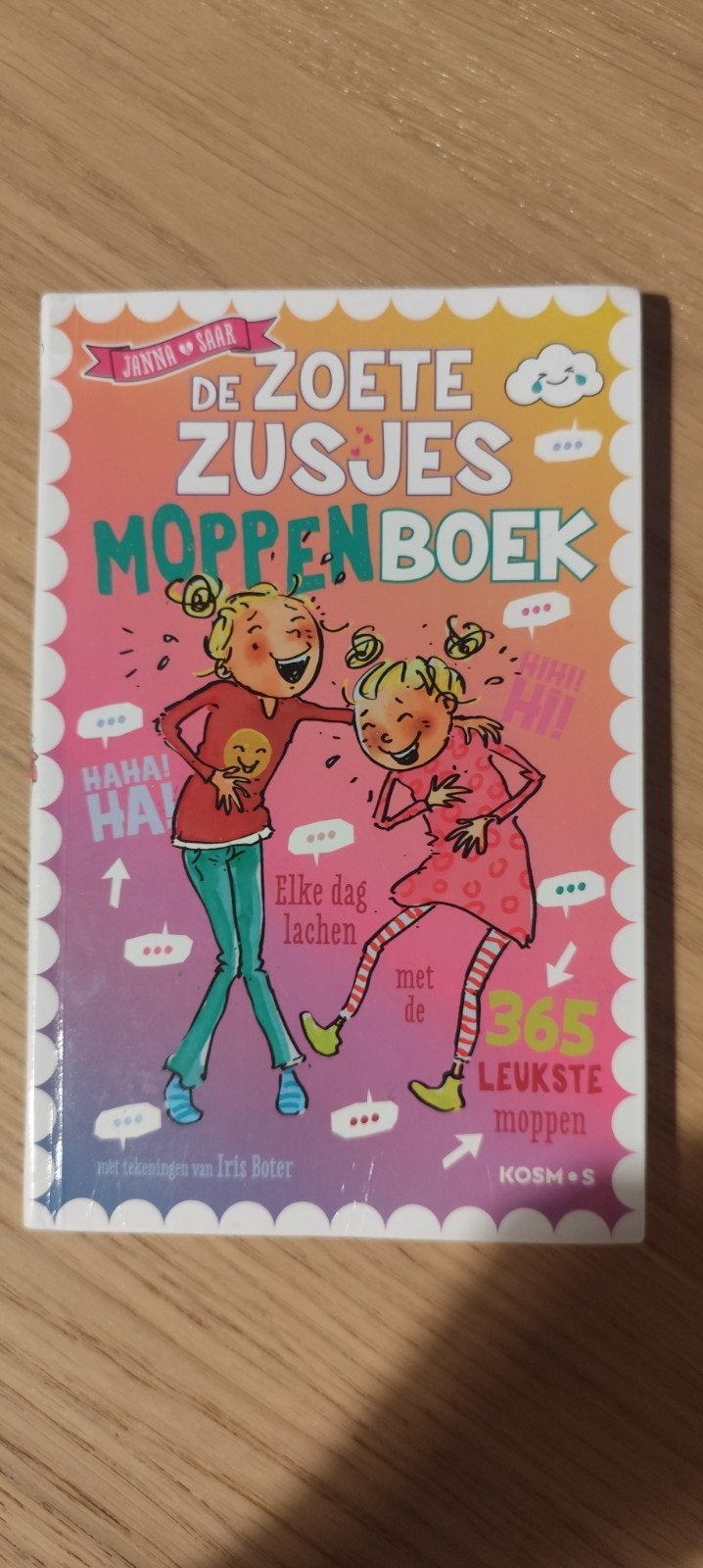 De Zoete Zusjes Moppenboek - 365 leukste moppen, Ophalen, Zo goed als nieuw, Hanneke de Zoete, Fictie algemeen